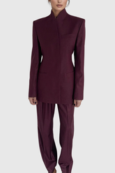 Adwoa Dik Yaka Pantolon Takım